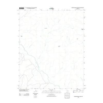 2012 Map of Hardscrabble Creek, 2012 Print