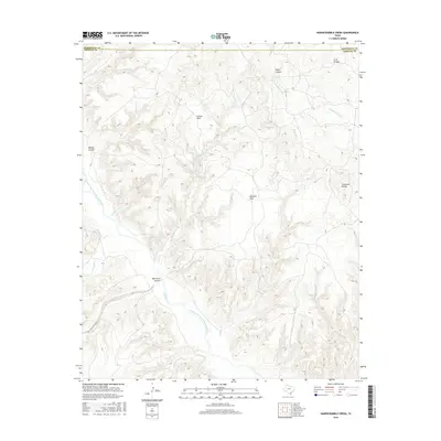 2016 Map of Hardscrabble Creek, 2016 Print