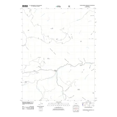 2011 Map of Hardscrabble Mountain, 2011 Print