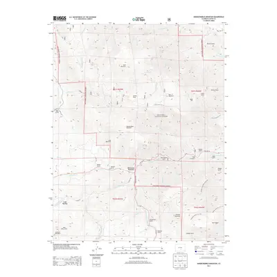2013 Map of Hardscrabble Mountain, 2013 Print