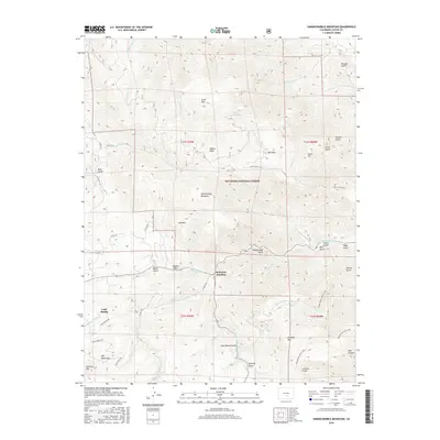 2016 Map of Hardscrabble Mountain, 2016 Print