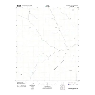 2010 Map of Hardscrabble Mountains, 2010 Print