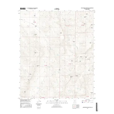 2017 Map of Hardscrabble Mountains, 2017 Print