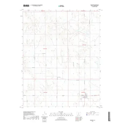 2018 Map of Hardtner, 2018 Print