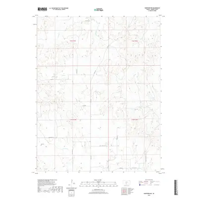2018 Map of Hardtner NW, 2018 Print