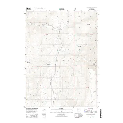 2014 Map of Hardware Ranch, 2014 Print