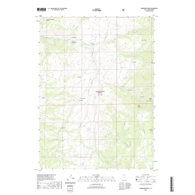 2020 Map of Hardware Ranch, 2020 Print