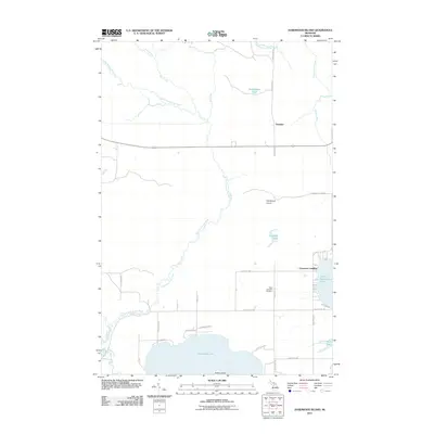 2011 Map of Hardwood Island, 2011 Print