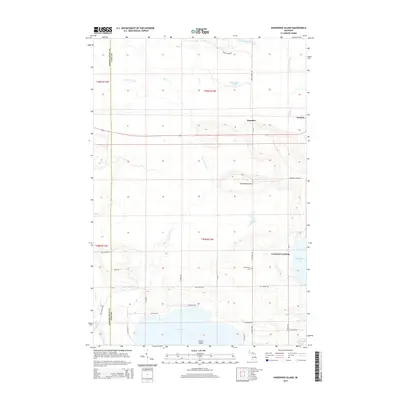 2014 Map of Hardwood Island, 2014 Print
