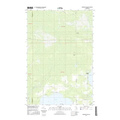2017 Map of Hardwood Island, 2017 Print