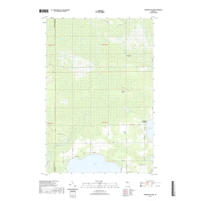 2019 Map of Hardwood Island, 2019 Print