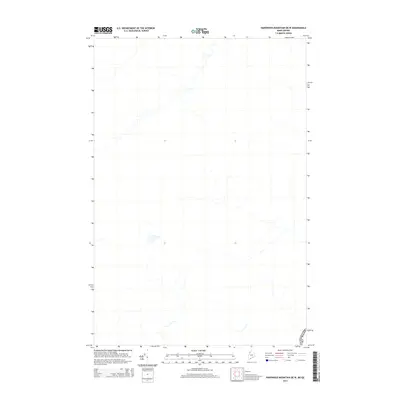 2014 Map of Hardwood Mountain OE W, 2014 Print