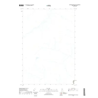 2018 Map of Hardwood Mountain OE W, 2018 Print