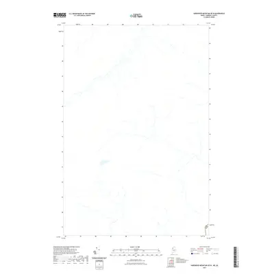 2021 Map of Hardwood Mountain OE W, 2021 Print