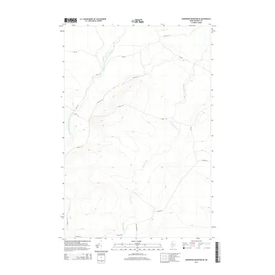 2014 Map of Hardwood Mountain SE, 2014 Print