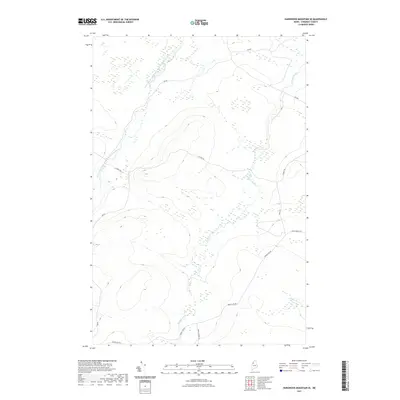 2021 Map of Hardwood Mountain SE, 2021 Print