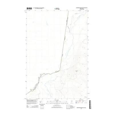 2014 Map of Hardwood Mountain, 2014 Print