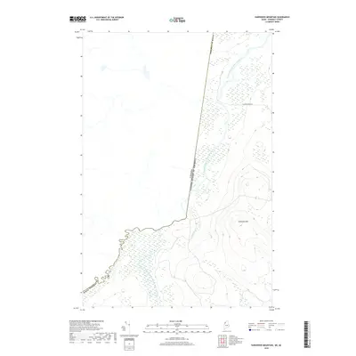 2018 Map of Hardwood Mountain, 2018 Print