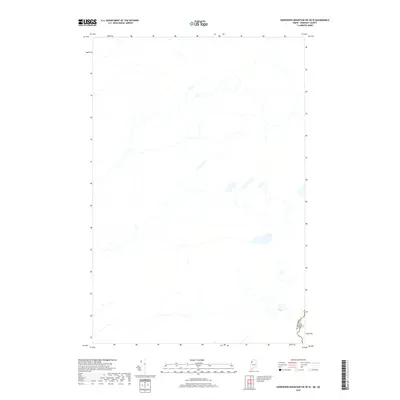2018 Map of Hardwood Mountain SW OE W, 2018 Print