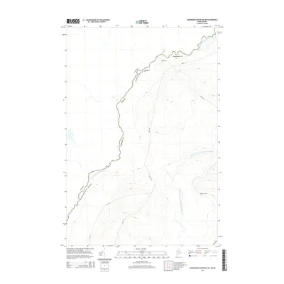2014 Map of Hardwood Mountain SW, 2014 Print