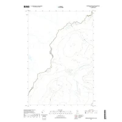 2018 Map of Hardwood Mountain SW, 2018 Print