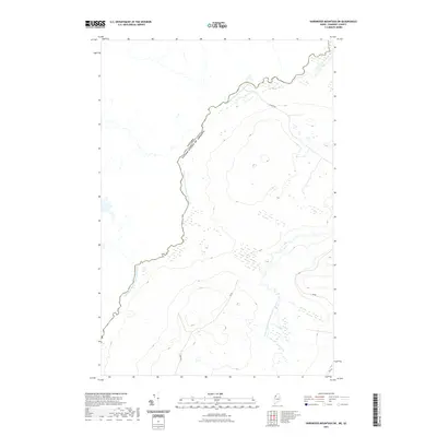 2021 Map of Hardwood Mountain SW, 2021 Print