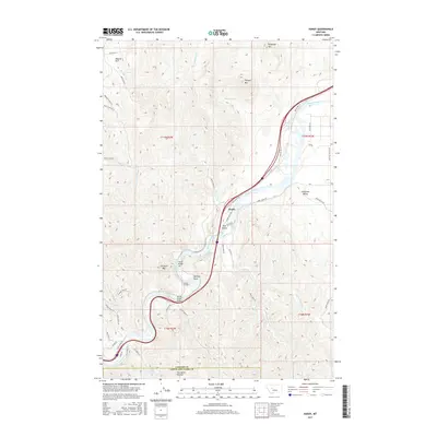 2017 Map of Hardy, 2017 Print
