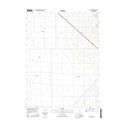 2014 Map of Hardy Creek, 2014 Print