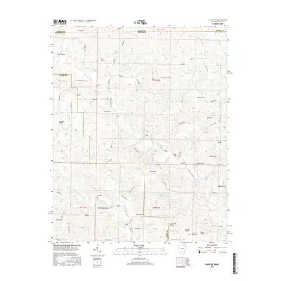 2017 Map of Hardy NE, 2017 Print