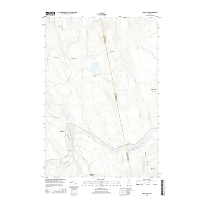 2014 Map of Hardy Pond, 2014 Print