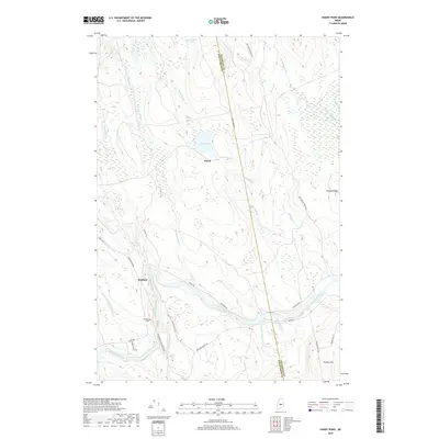 2018 Map of Hardy Pond, 2018 Print
