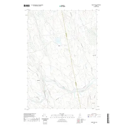 2021 Map of Hardy Pond, 2021 Print