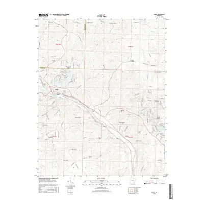 2017 Map of Hardy, 2017 Print