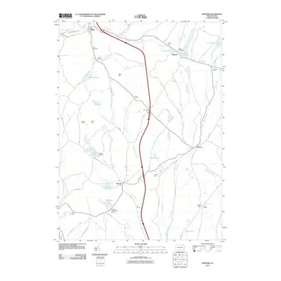 2010 Map of Harford, 2010 Print