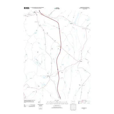 2013 Map of Harford, 2013 Print