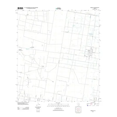 2012 Map of Hargill, 2012 Print