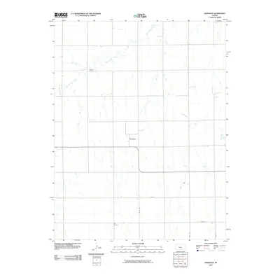 2009 Map of Hargrave, 2009 Print