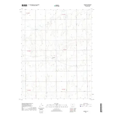 2018 Map of Hargrave, 2018 Print