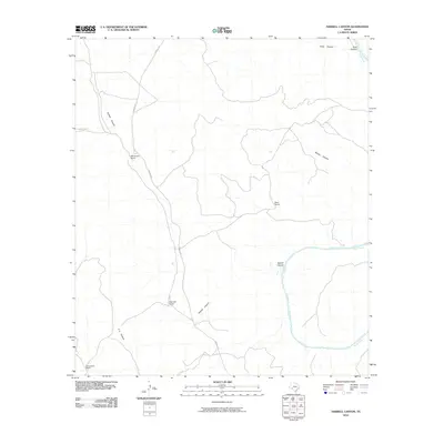 2010 Map of Harkell Canyon, 2010 Print