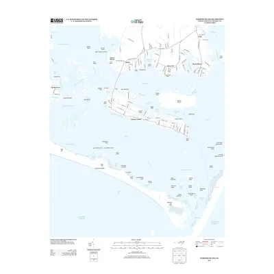 2013 Map of Harkers Island, 2013 Print