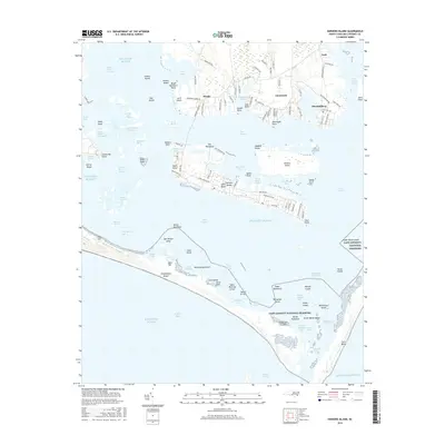 2016 Map of Harkers Island, 2016 Print