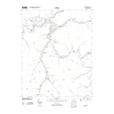 2010 Map of Harlan, 2010 Print