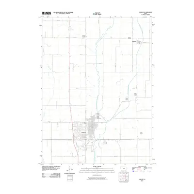 2010 Map of Harlan, 2010 Print