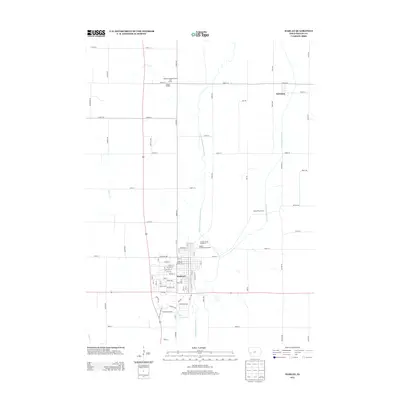 2013 Map of Harlan, 2013 Print