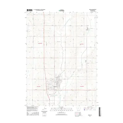 2015 Map of Harlan, 2015 Print