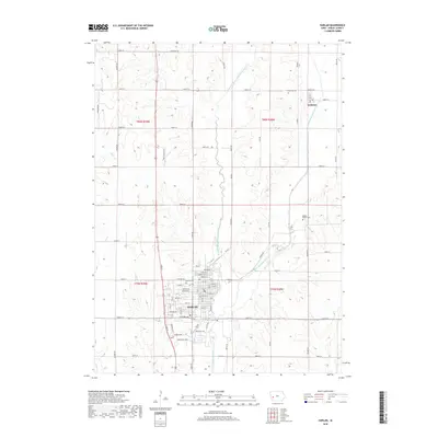 2018 Map of Harlan, 2018 Print