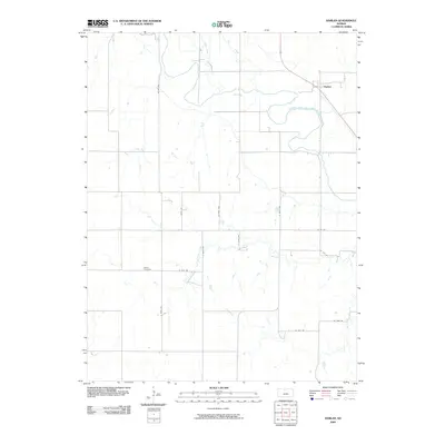 2009 Map of Harlan, 2009 Print