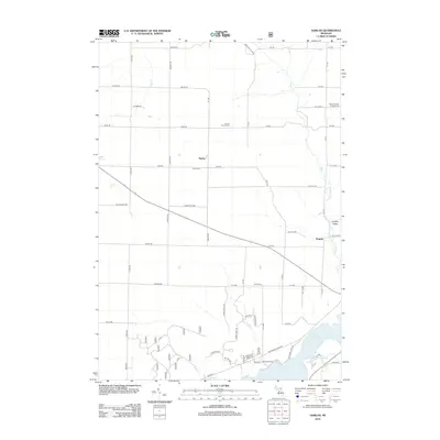 2012 Map of Harlan, 2012 Print