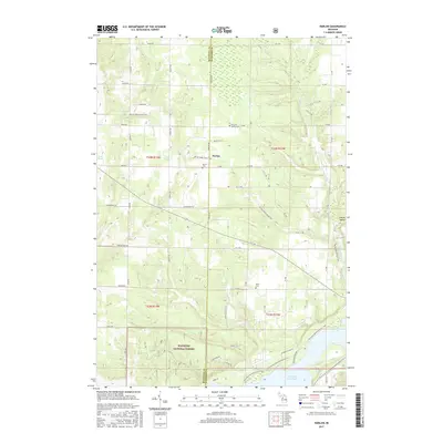 2017 Map of Harlan, 2017 Print
