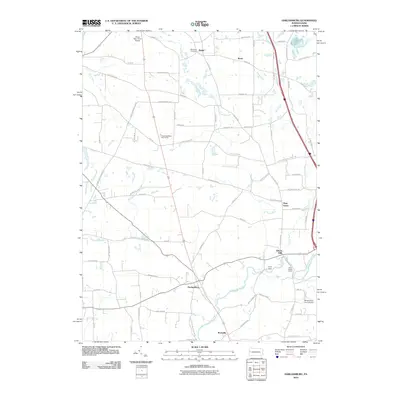 2010 Map of Harlansburg, 2010 Print
